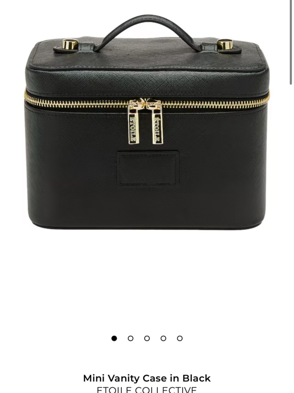Etoile Collective Mini Vanity Case in Black